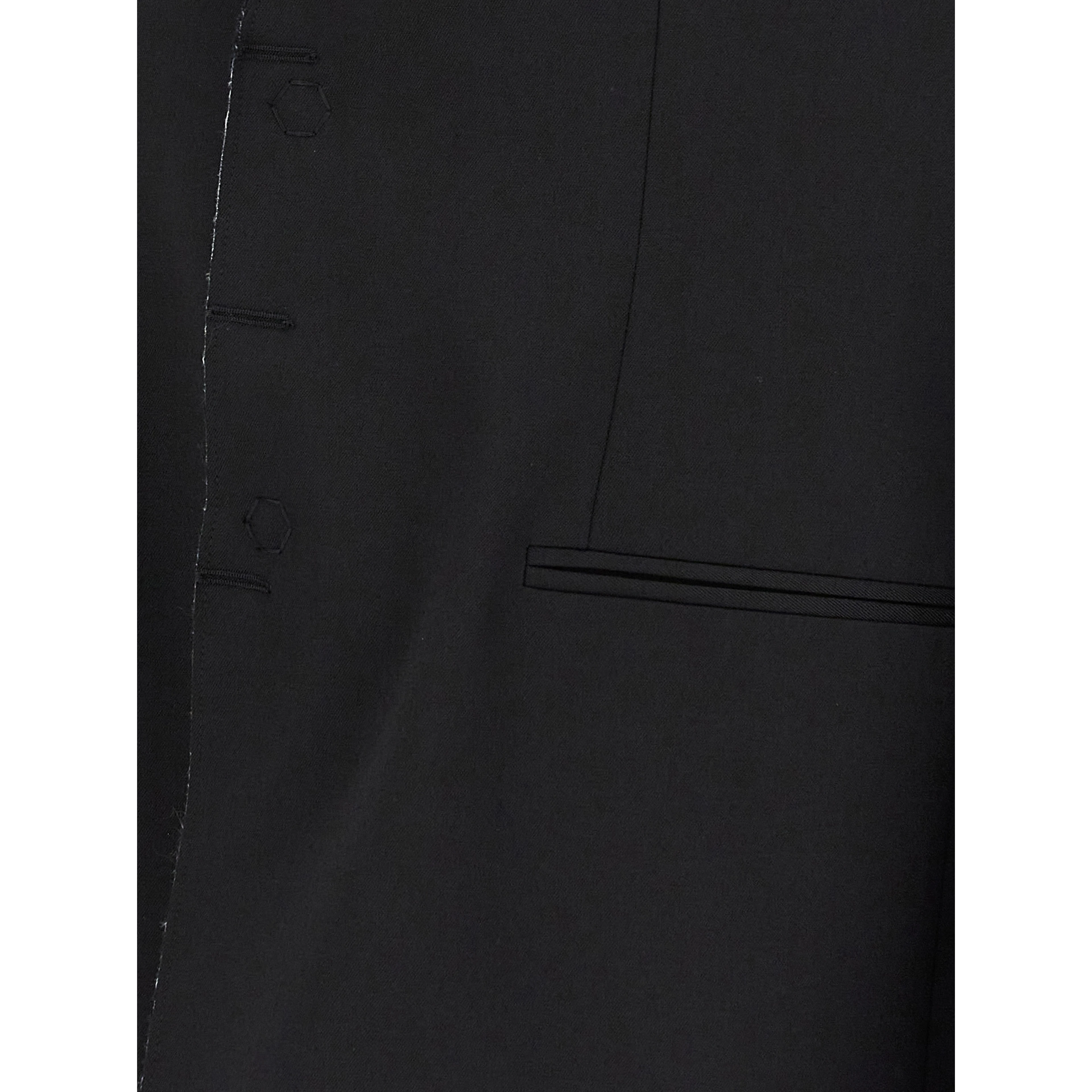 Black Polyester Blazer