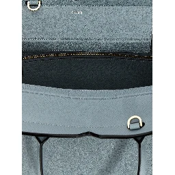 Gray Calfskin Handbag