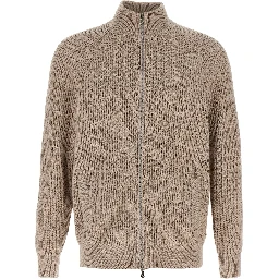 Beige Cotton Cardigan