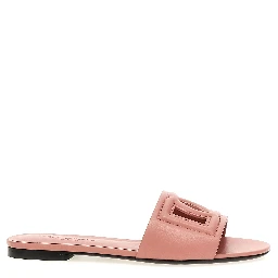 Multicolor Calfskin Slides