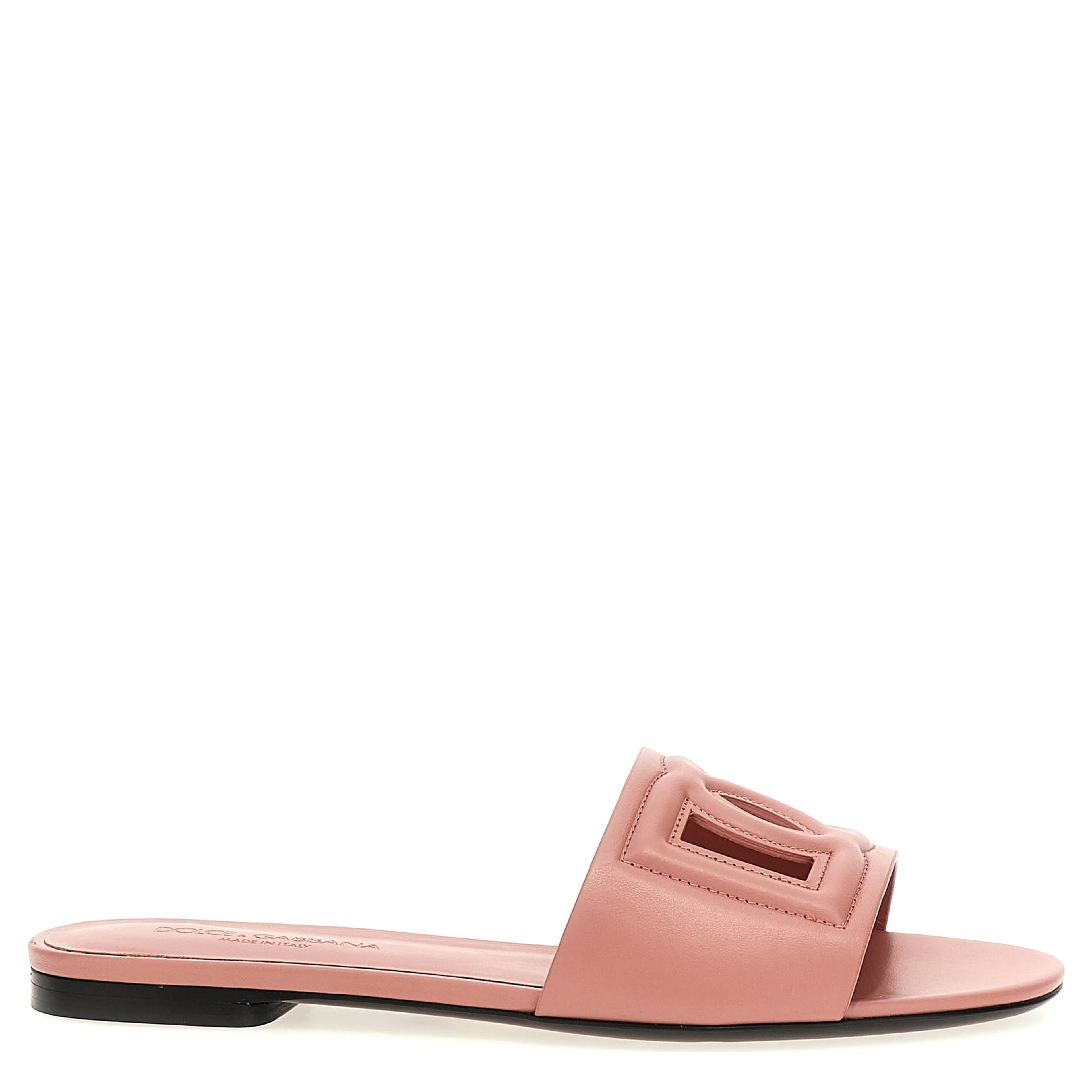 Multicolor Calfskin Slides