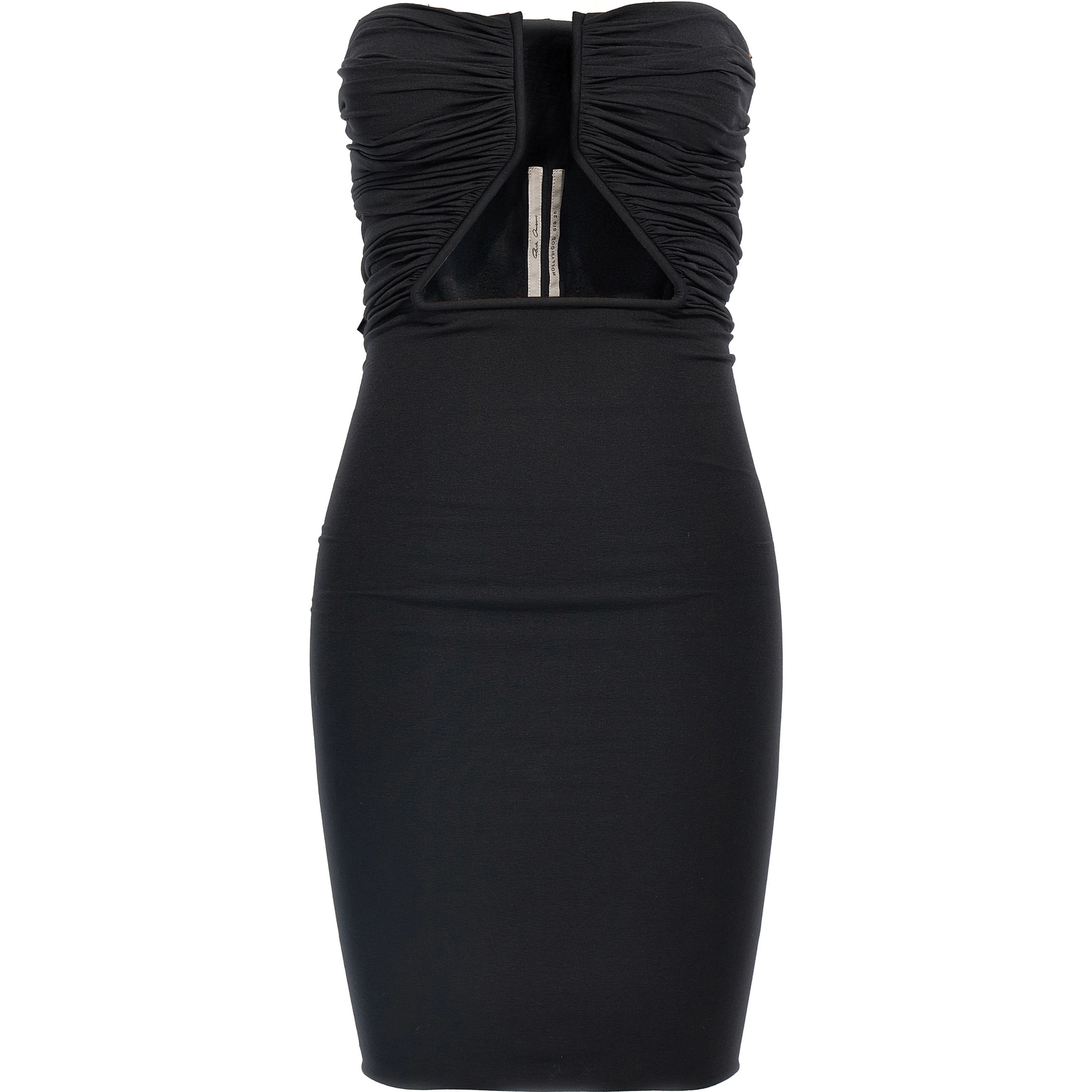 Black Nylon Short Dress