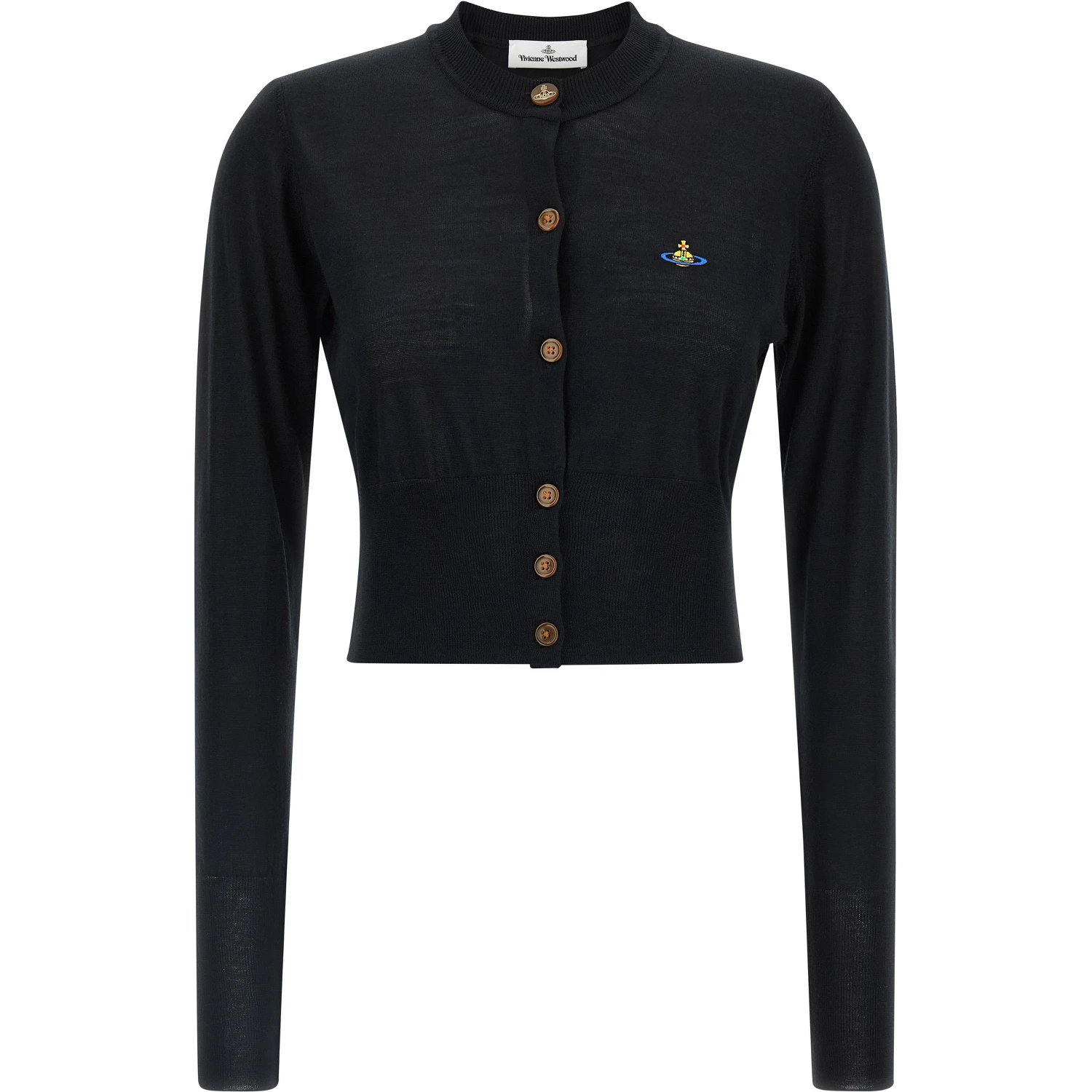 Black Wool Cardigan