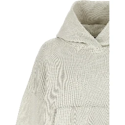 Beige Cotton Sweatshirt