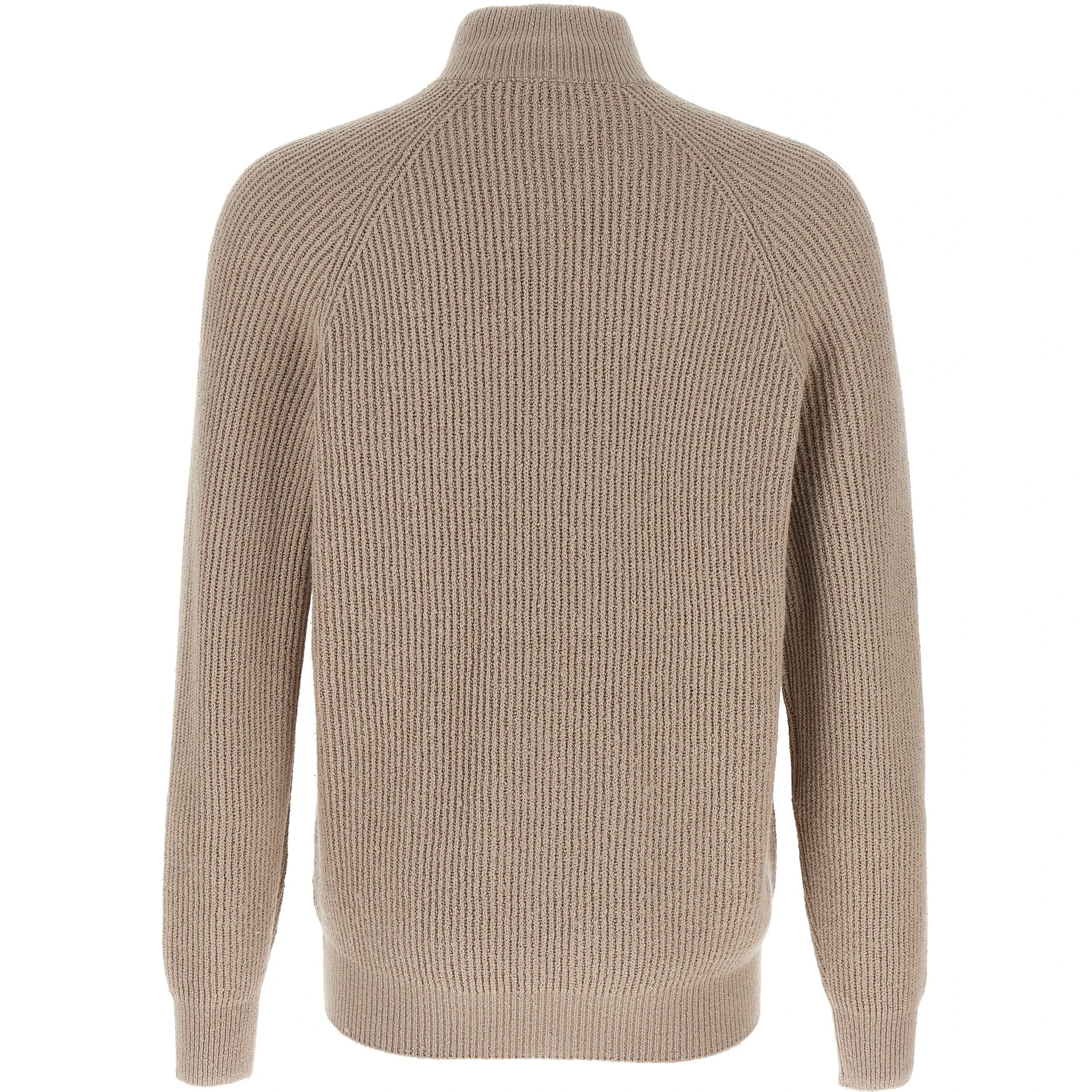 Beige Cotton Cardigan