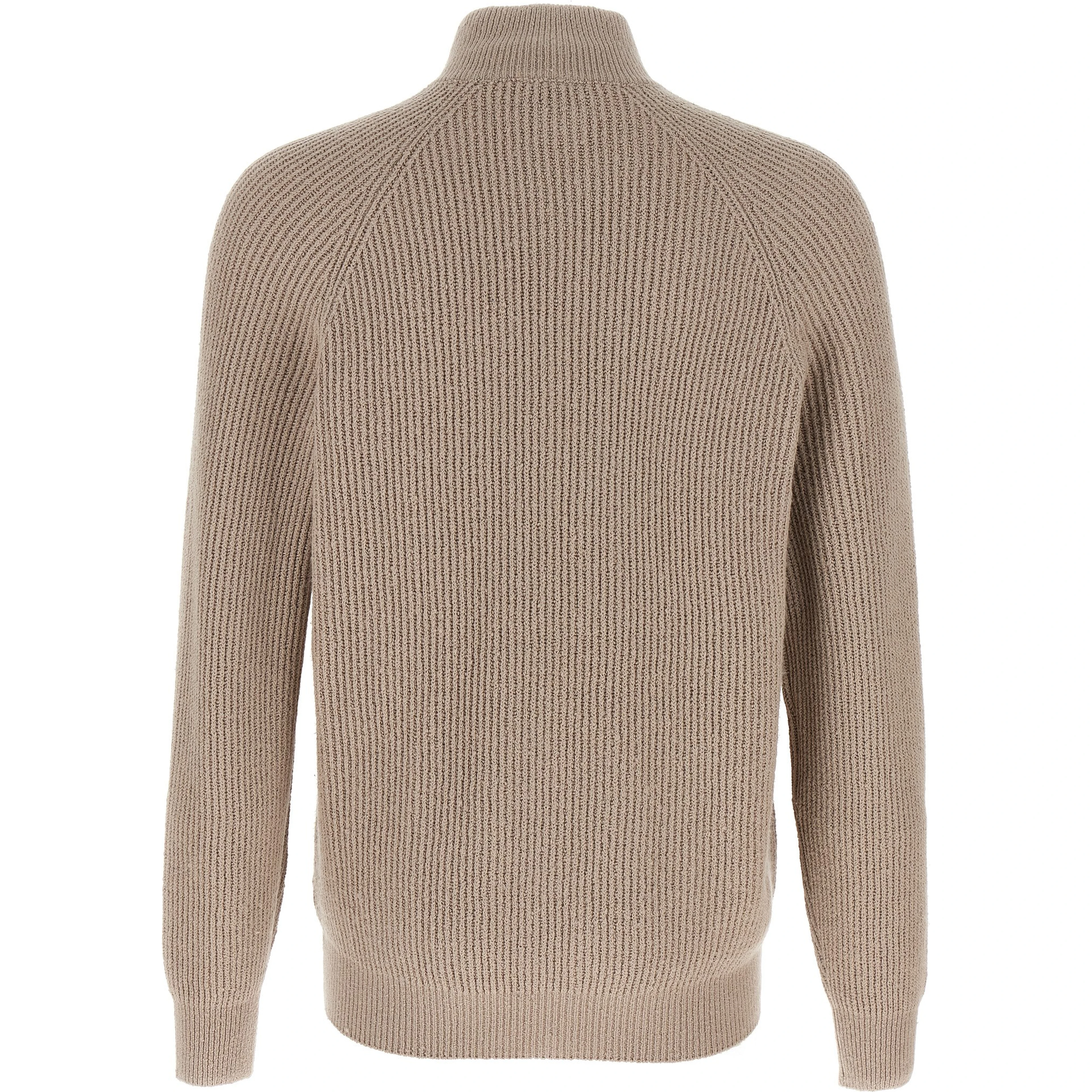 Beige Cotton Cardigan