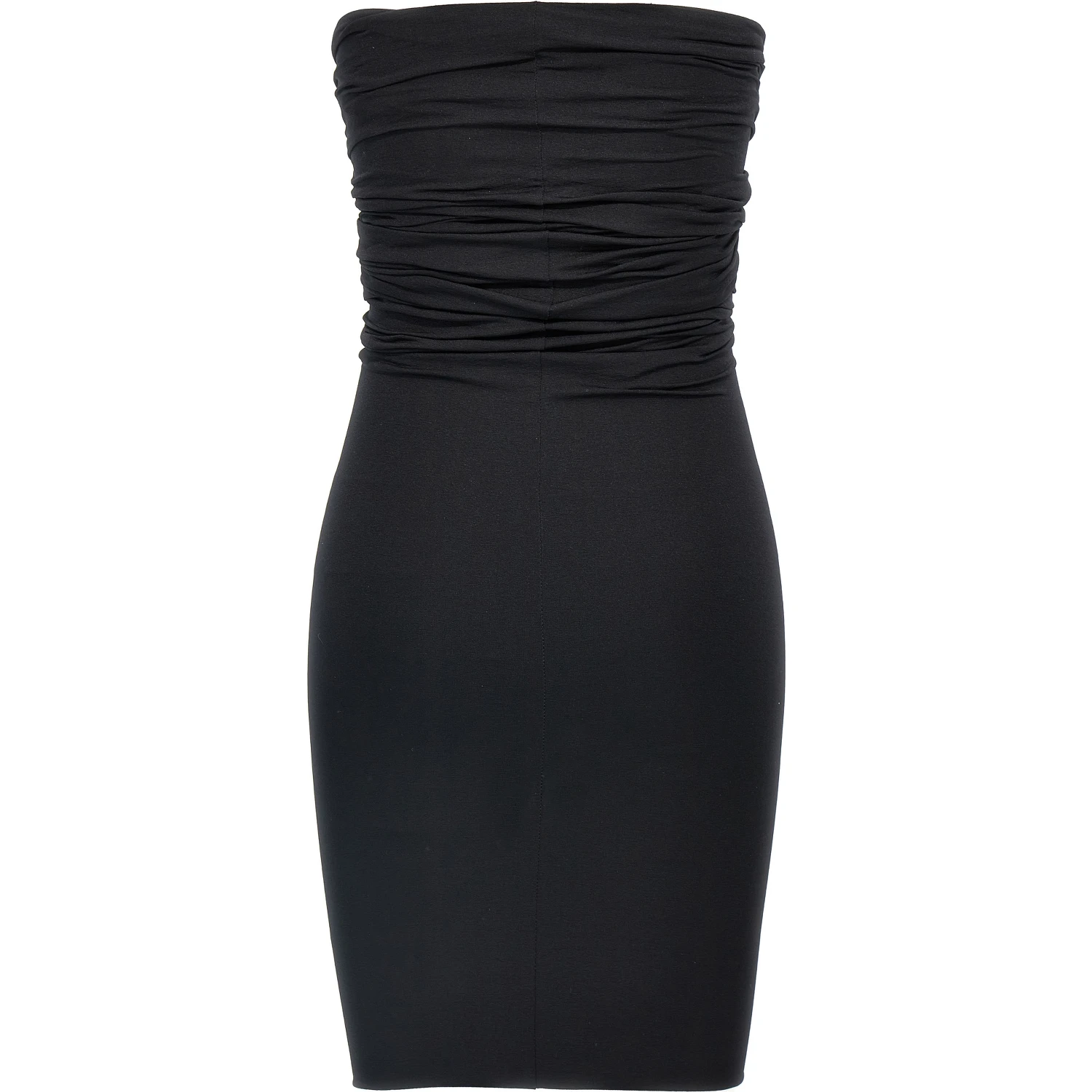 Black Nylon Short Dress
