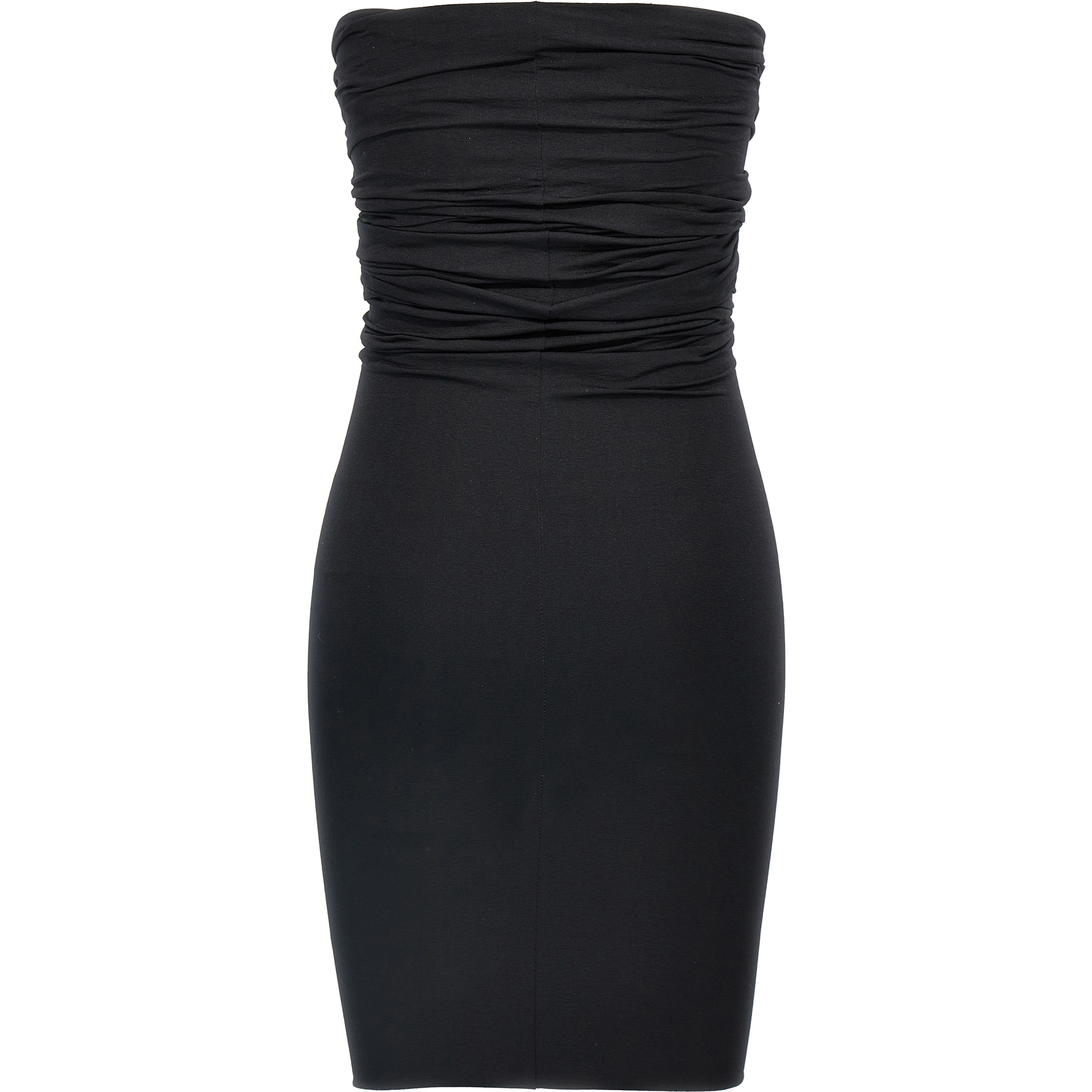 Black Nylon Short Dress
