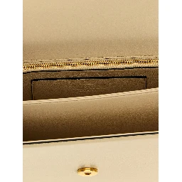 White Calfskin Shoulder Bag