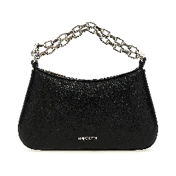 Black Lamb Leather Handbag