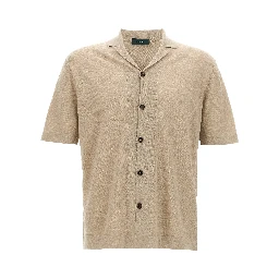 Beige Linen Blouse