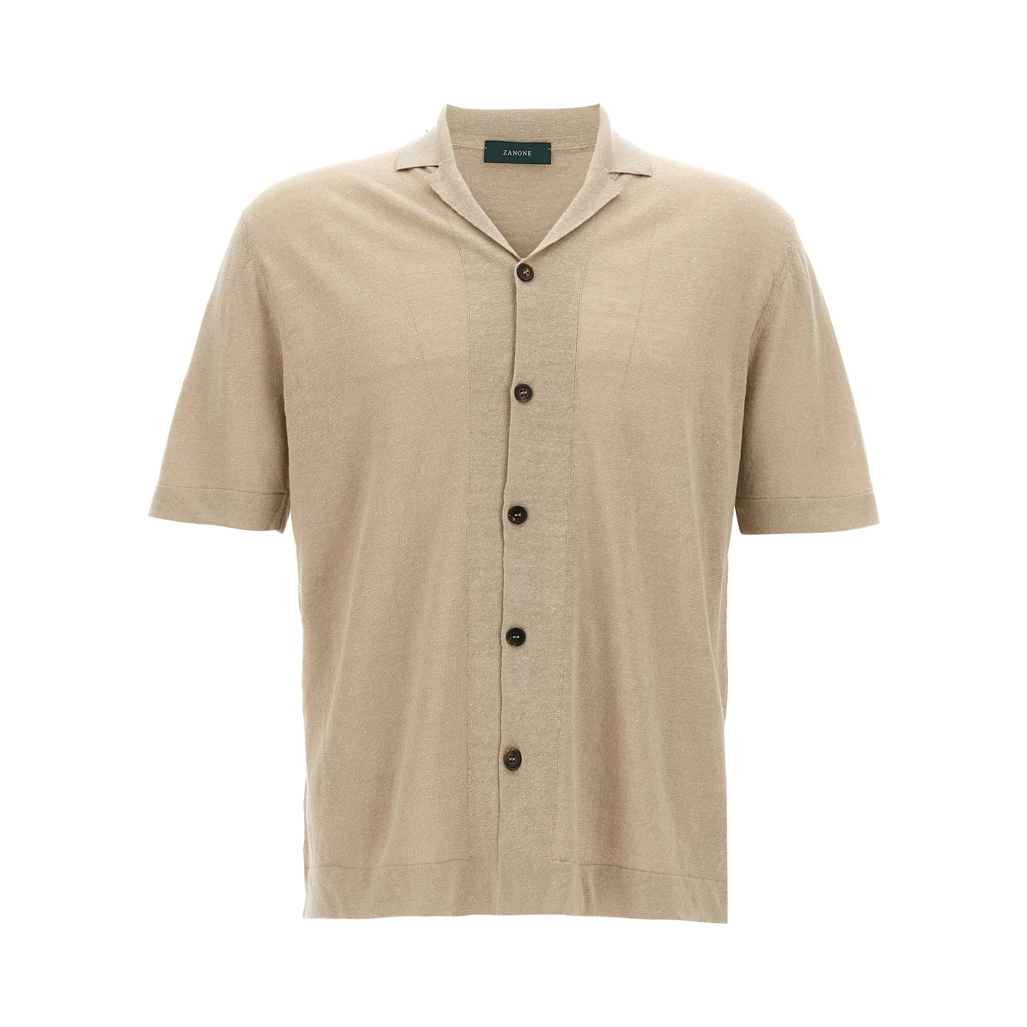 Beige Linen Blouse