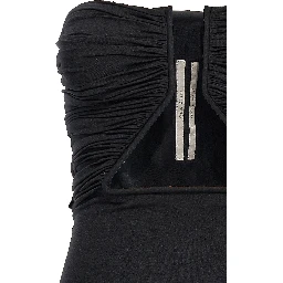 Black Nylon Short Dress