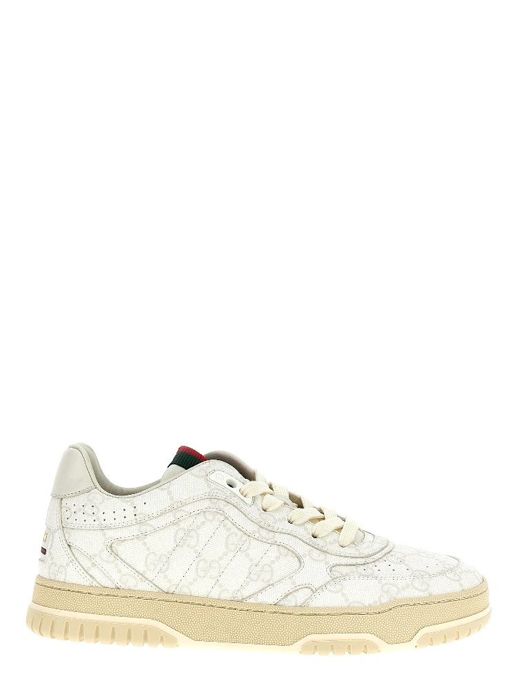 White Polyethylene Sneakers