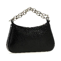 Black Lamb Leather Handbag