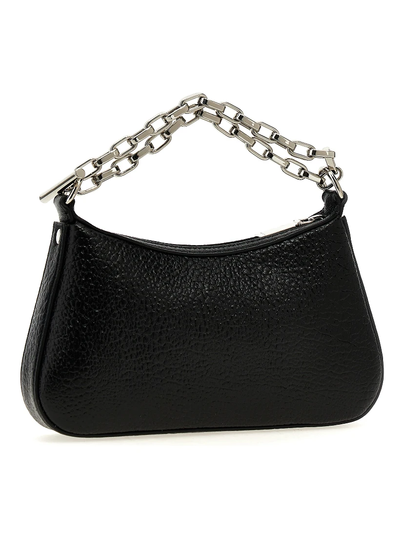 Black Lamb Leather Handbag