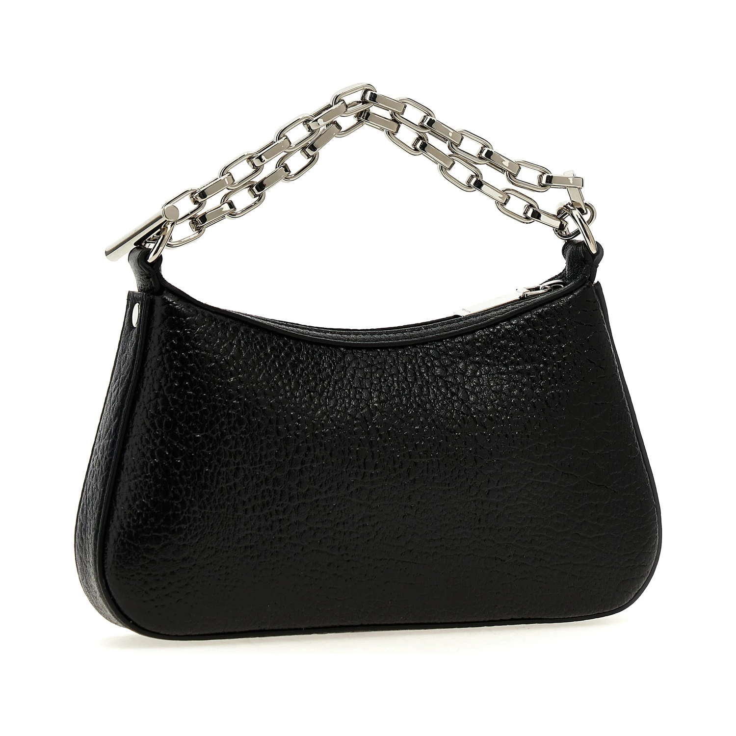 Black Lamb Leather Handbag