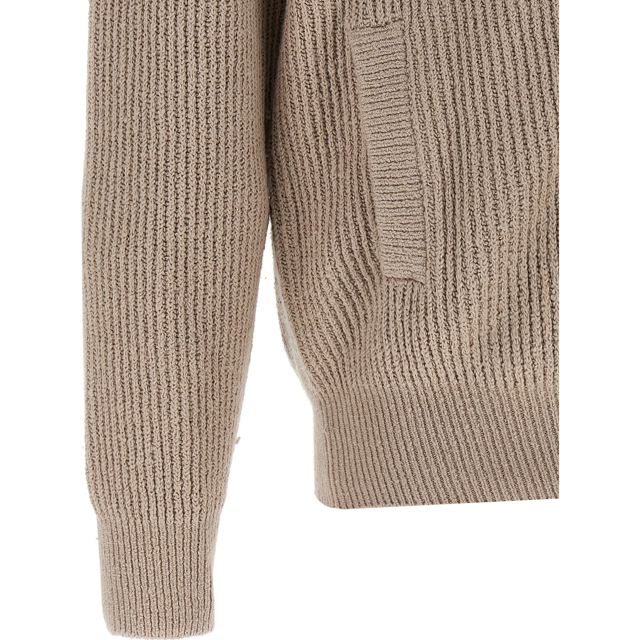 Beige Cotton Cardigan