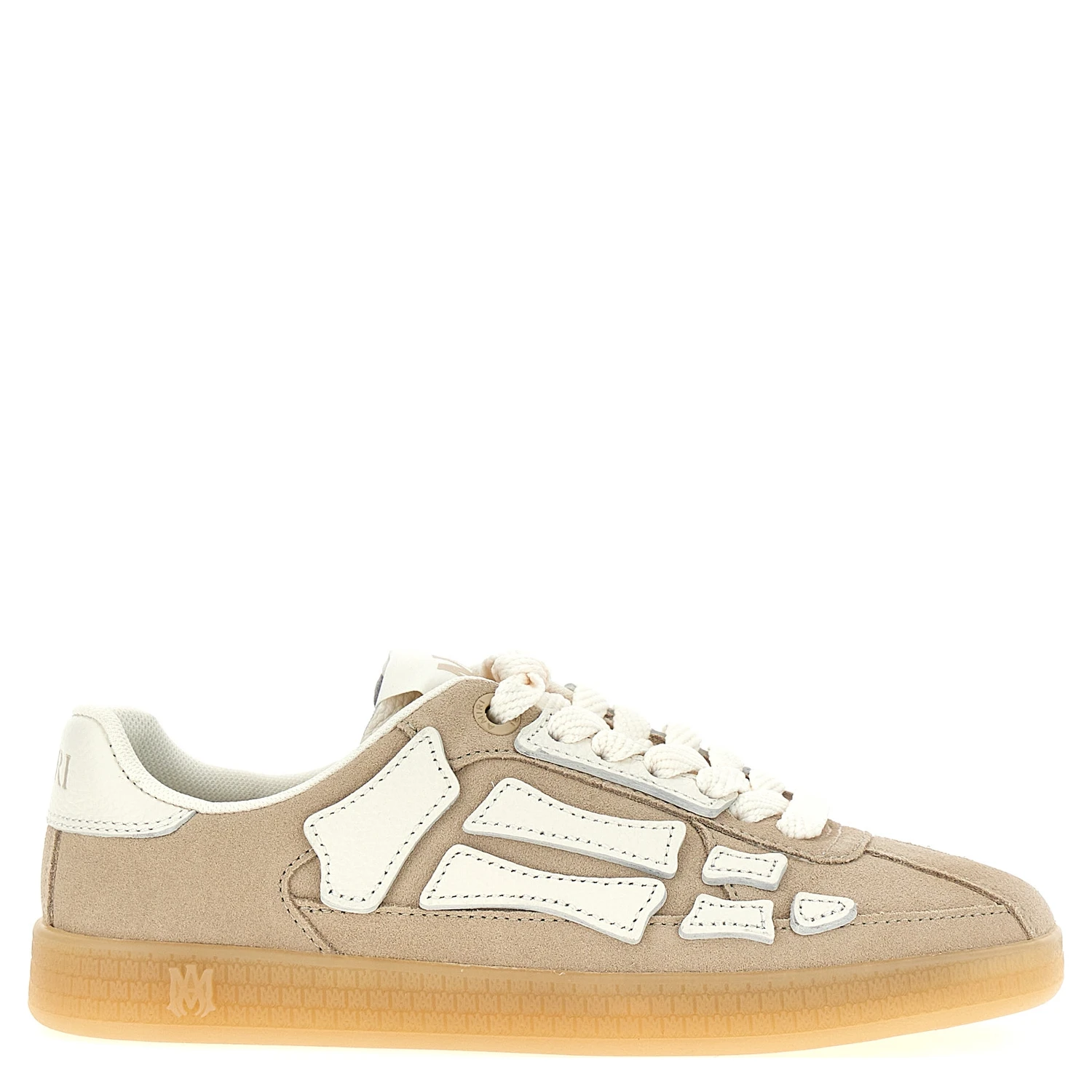 Beige Cowhide Sneakers