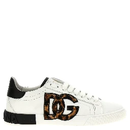 Multicolor Calfskin Low Top Sneakers