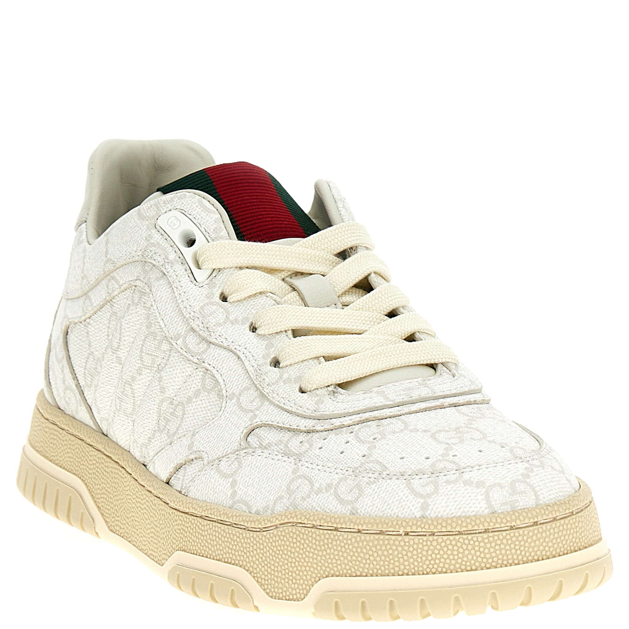 White Polyethylene Sneakers