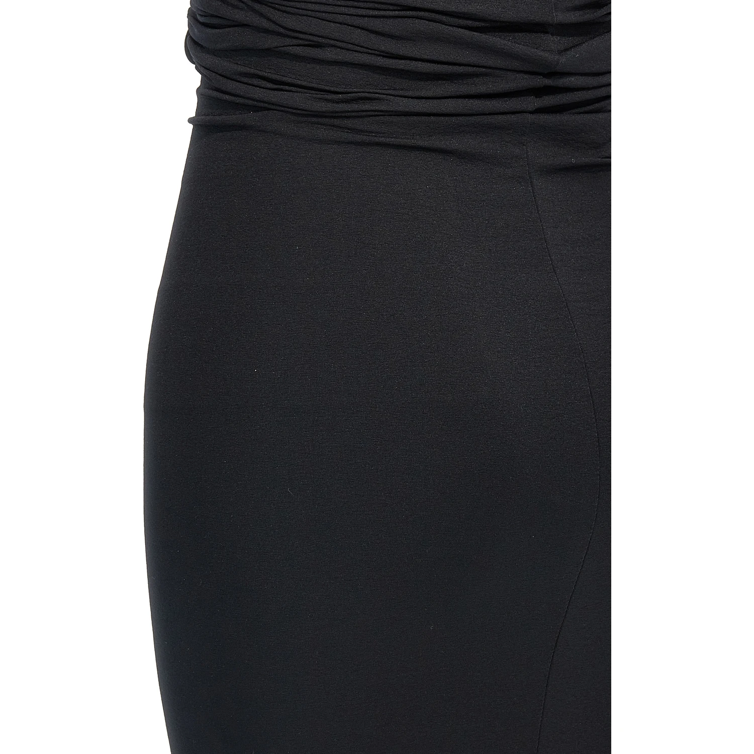 Black Nylon Short Dress