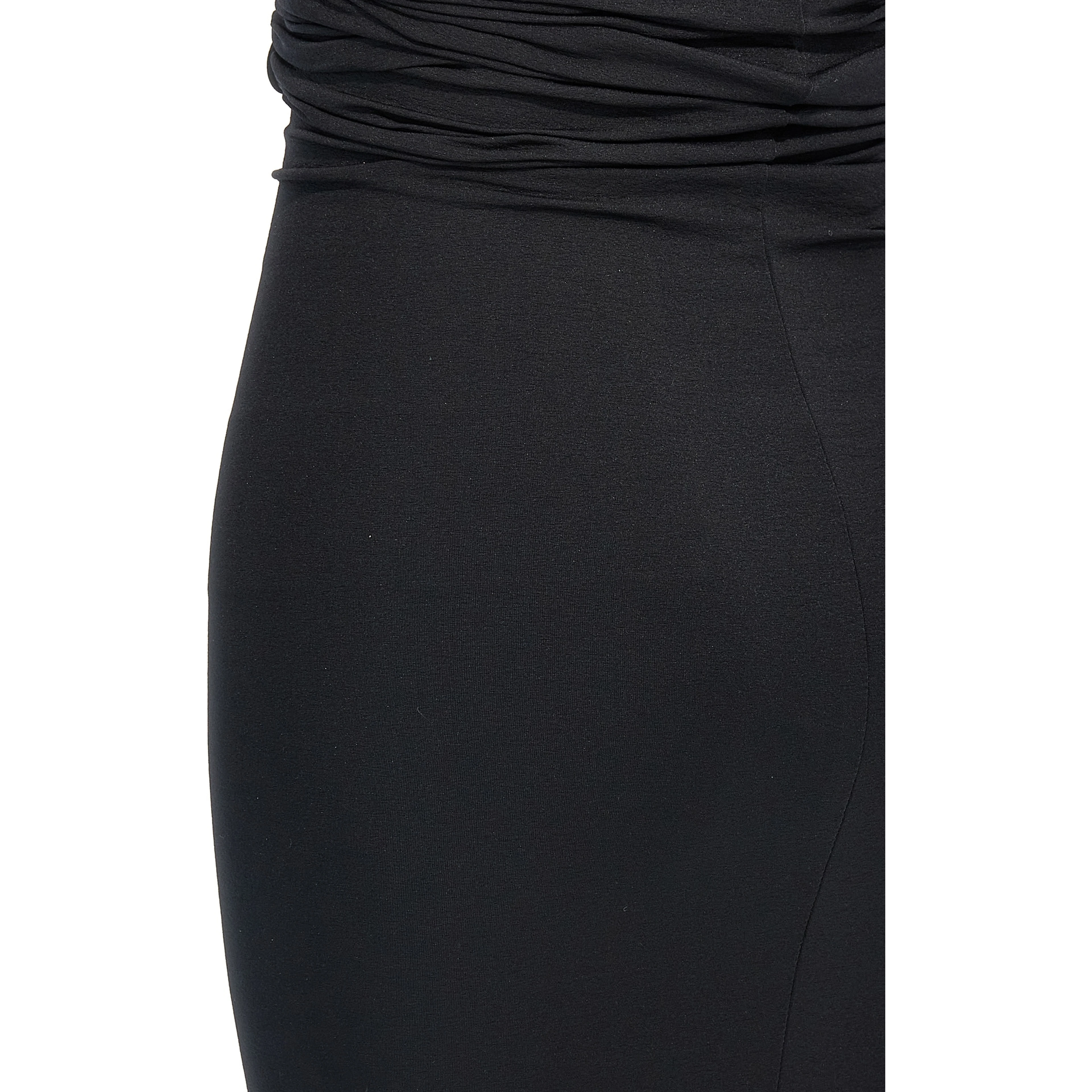Black Nylon Short Dress