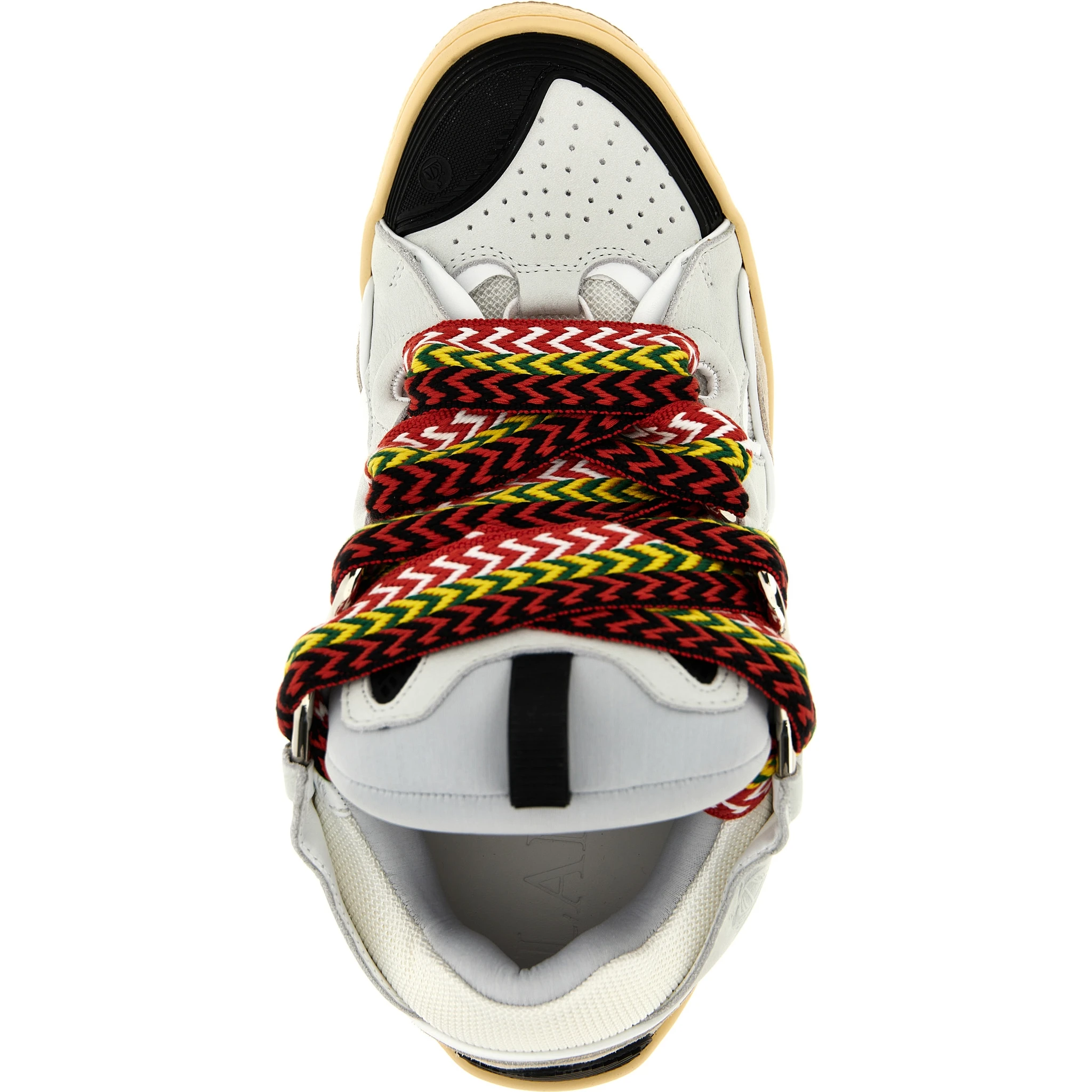 Gray Calfskin Chunky Sneakers