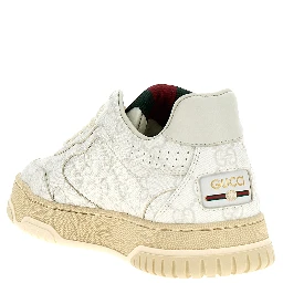 White Polyethylene Sneakers