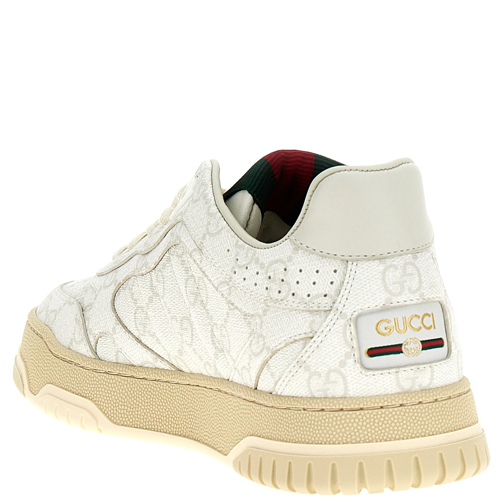 White Polyethylene Sneakers
