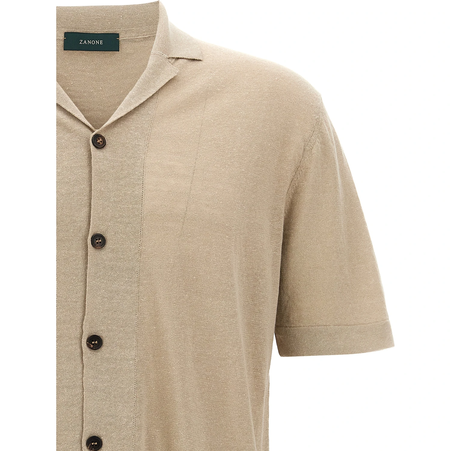 Beige Linen Blouse