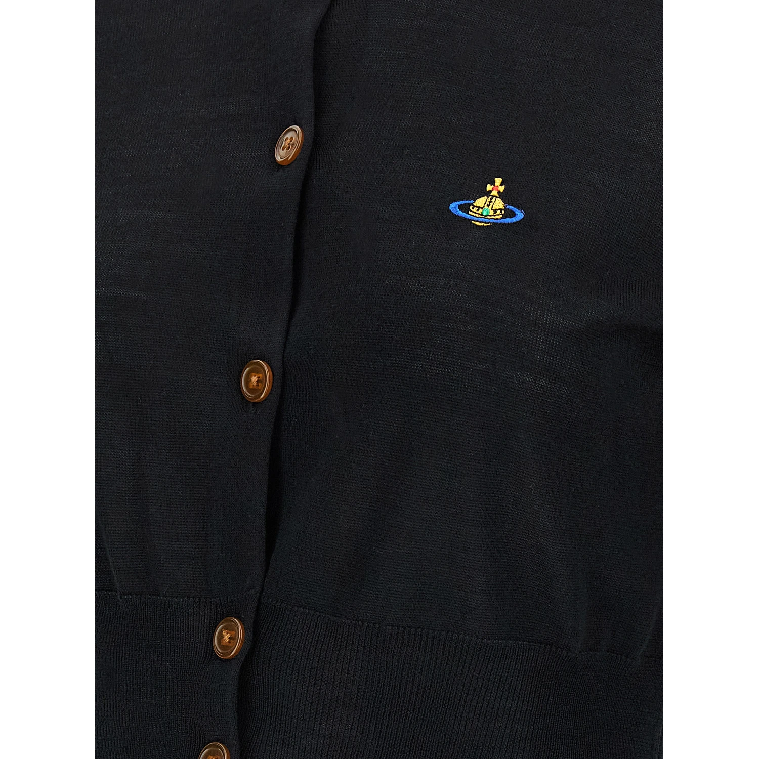 Black Wool Cardigan