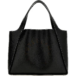 Black Polyamide Tote Bag