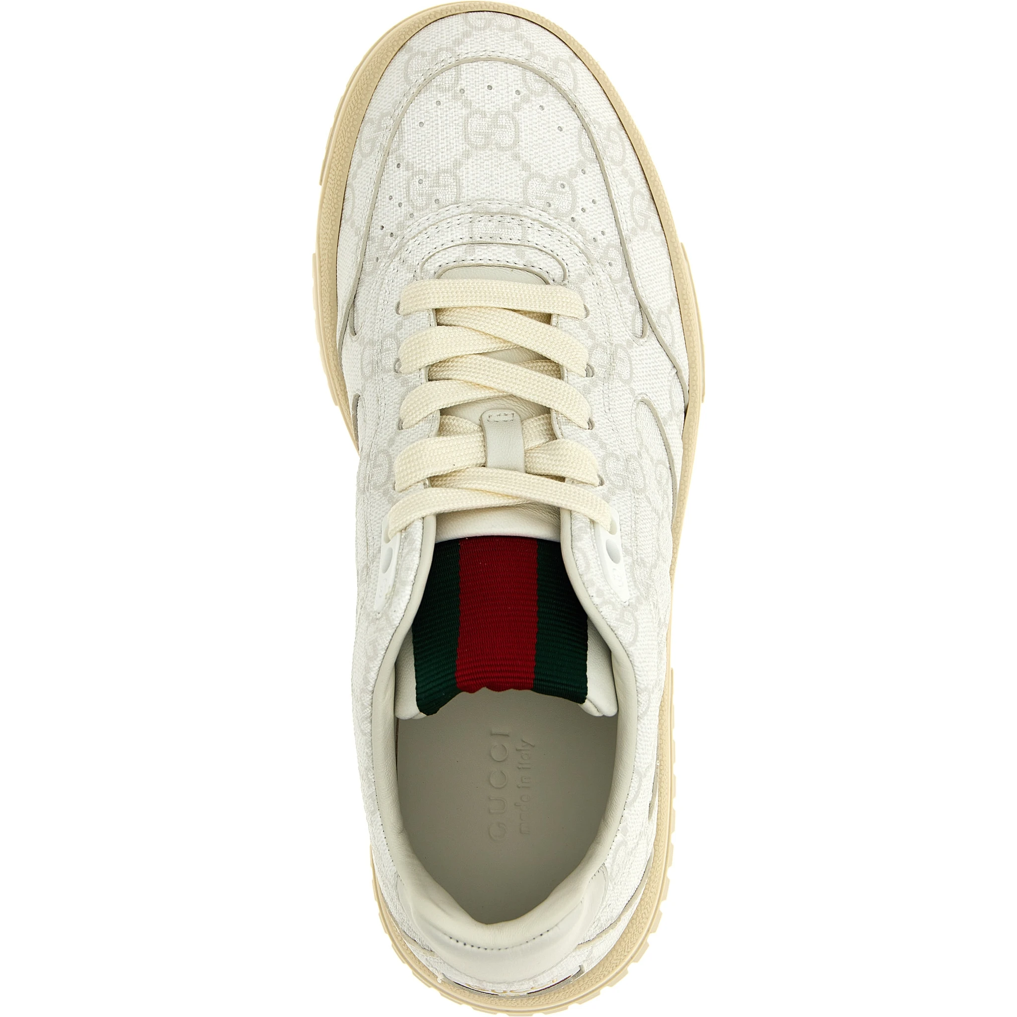 White Polyethylene Sneakers