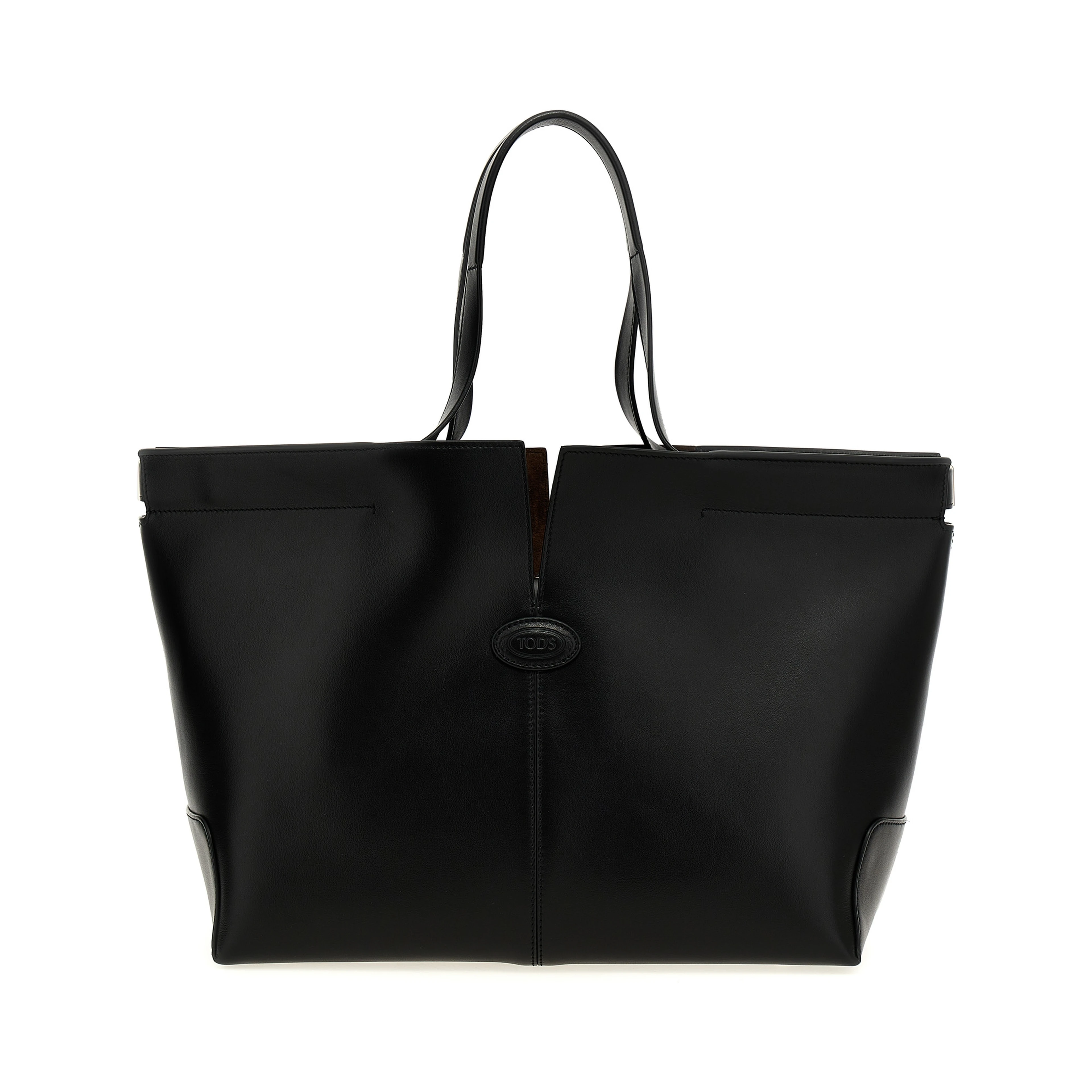 Black Calfskin Tote Bag