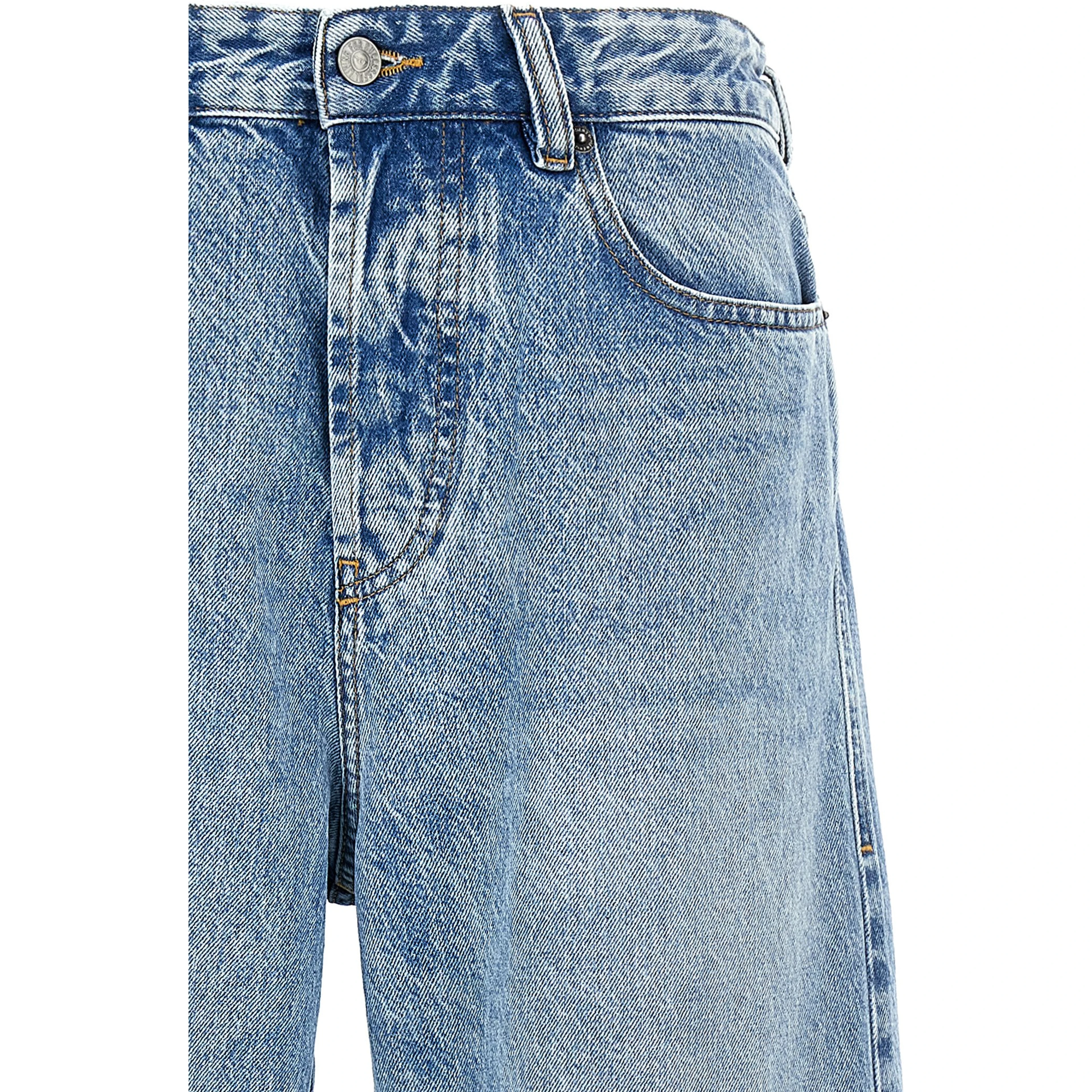 Blue Cotton Jeans Denim