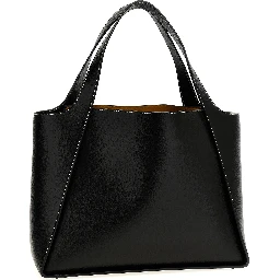 Black Polyamide Tote Bag