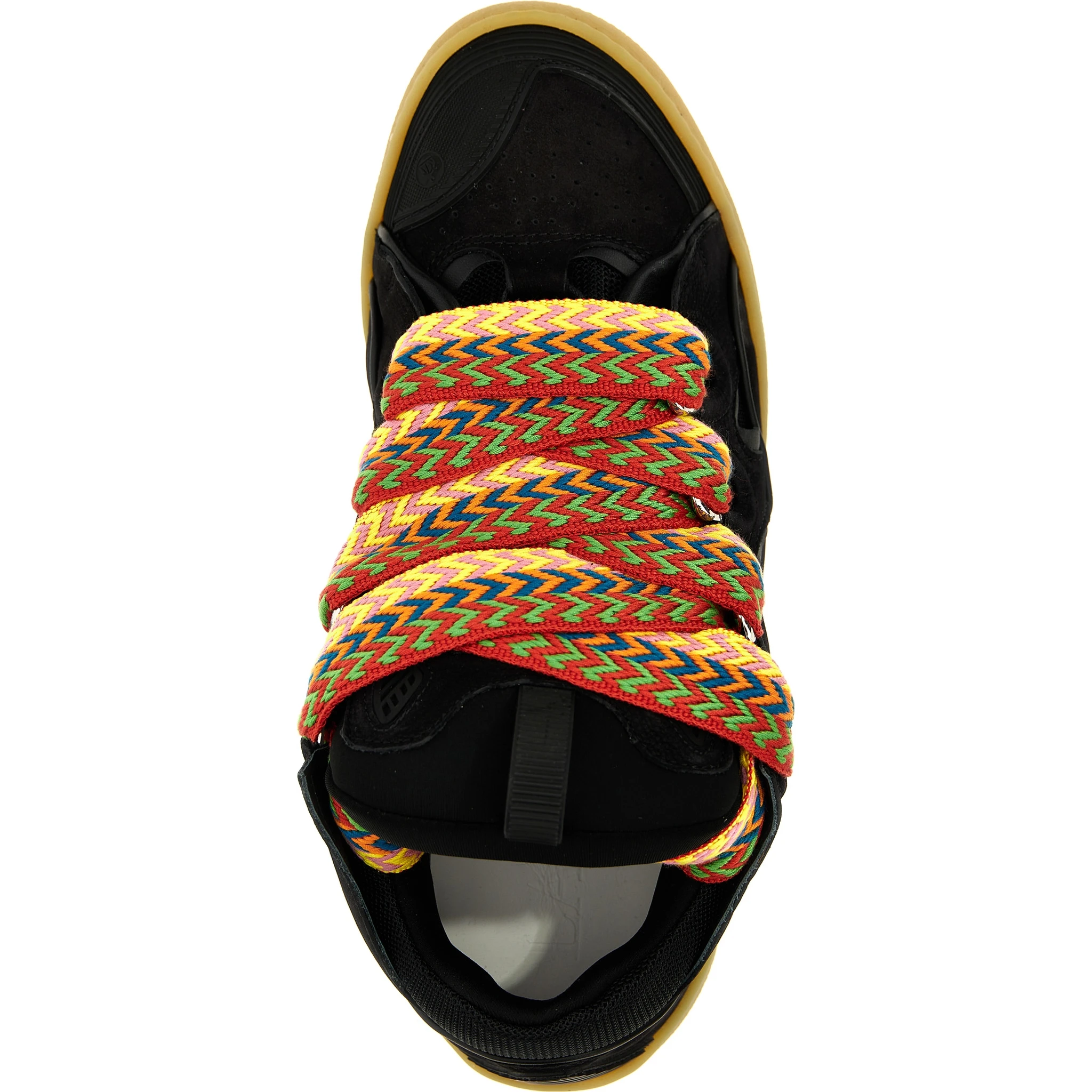 Black Calfskin Chunky Sneakers