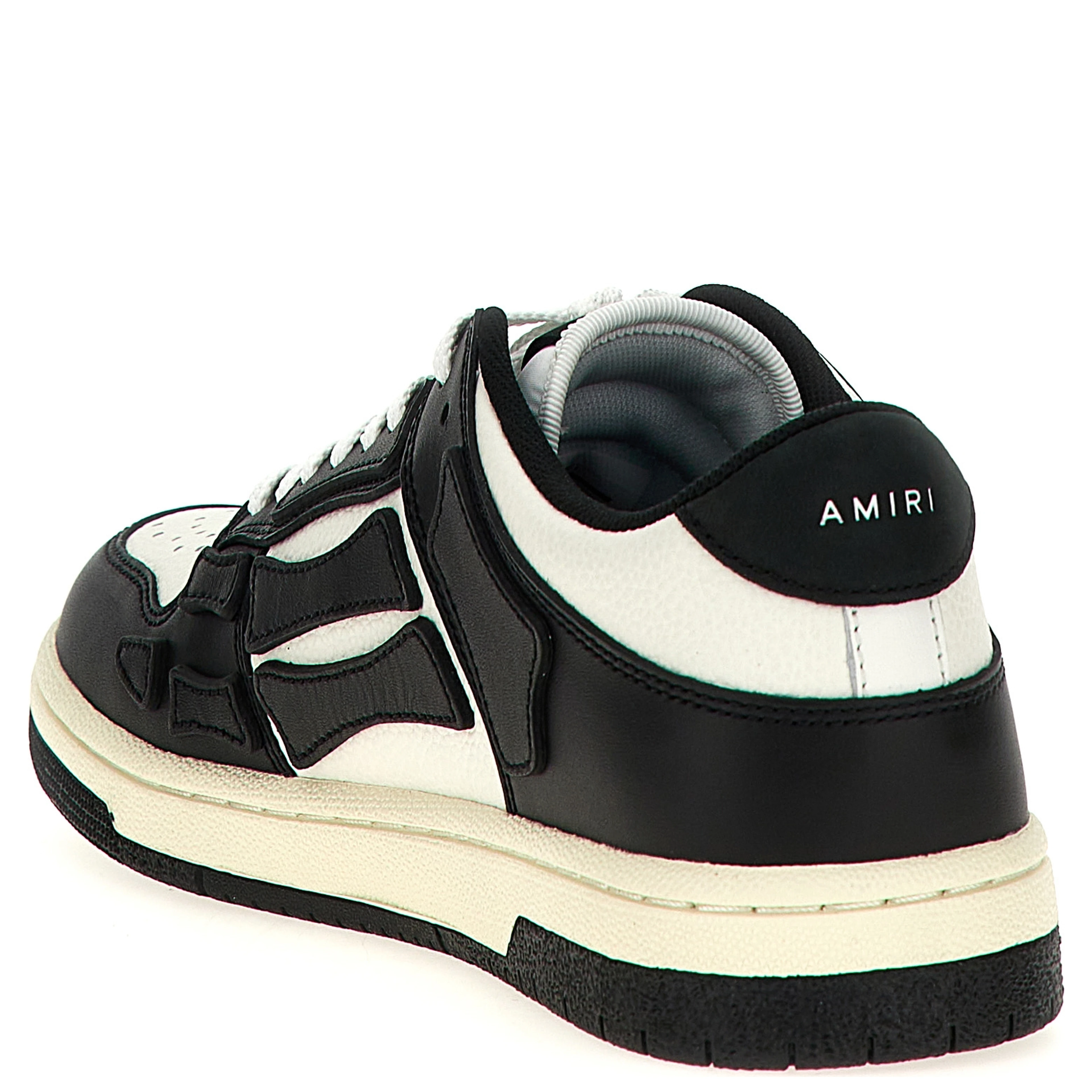 Bicolor Cowhide Low Top Sneakers