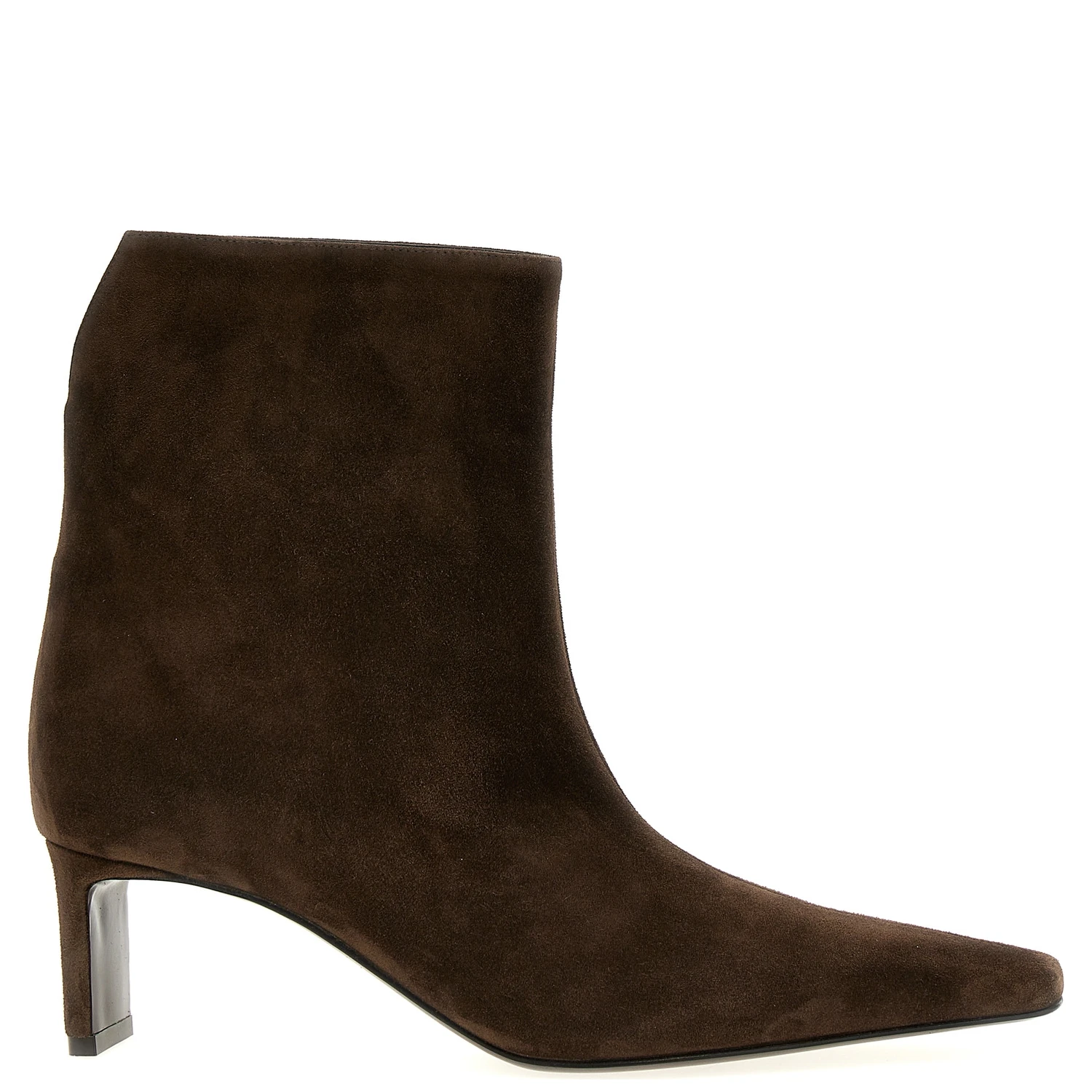 Brown Calfskin Ankle Boots