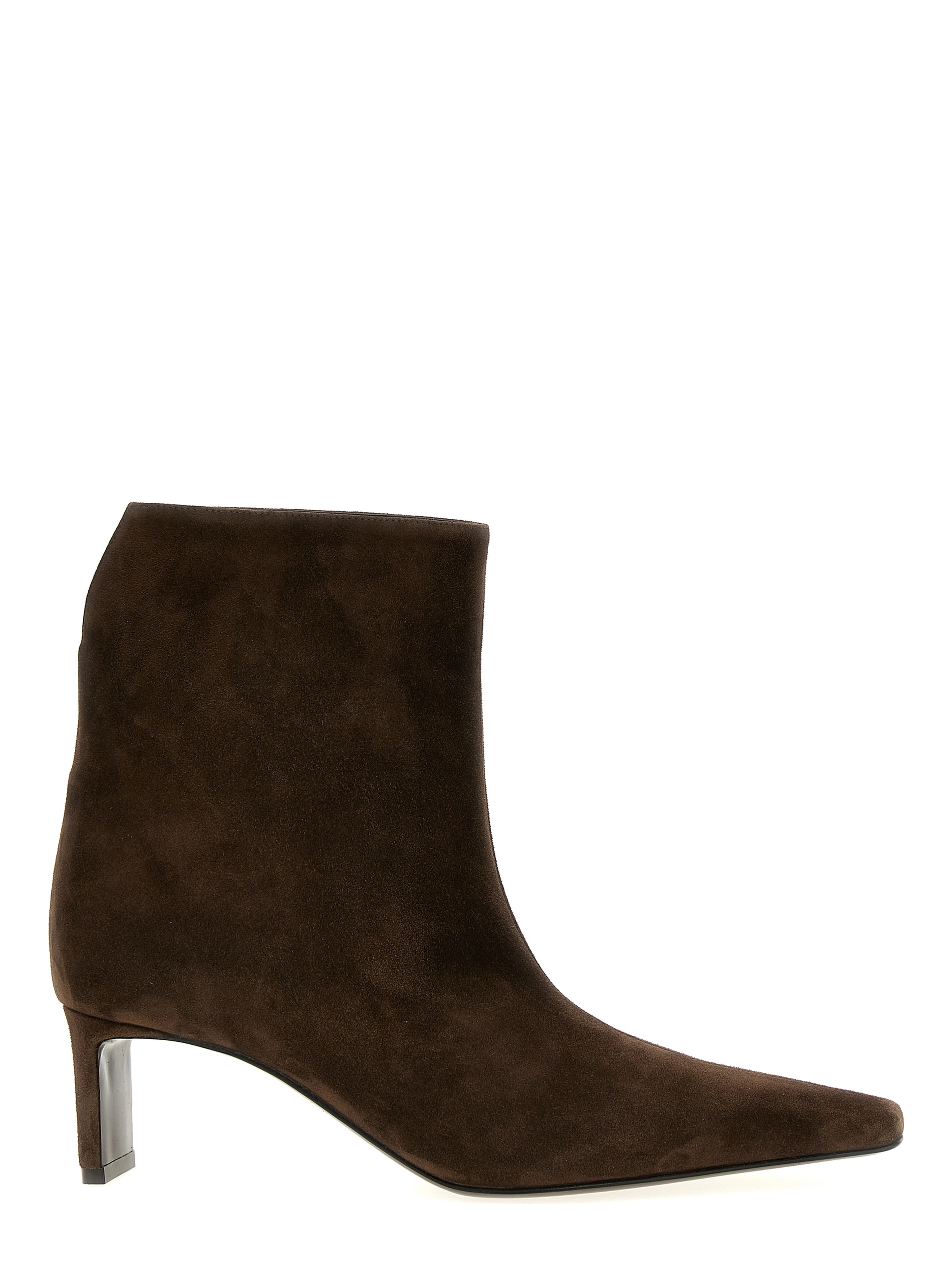 Brown Calfskin Ankle Boots