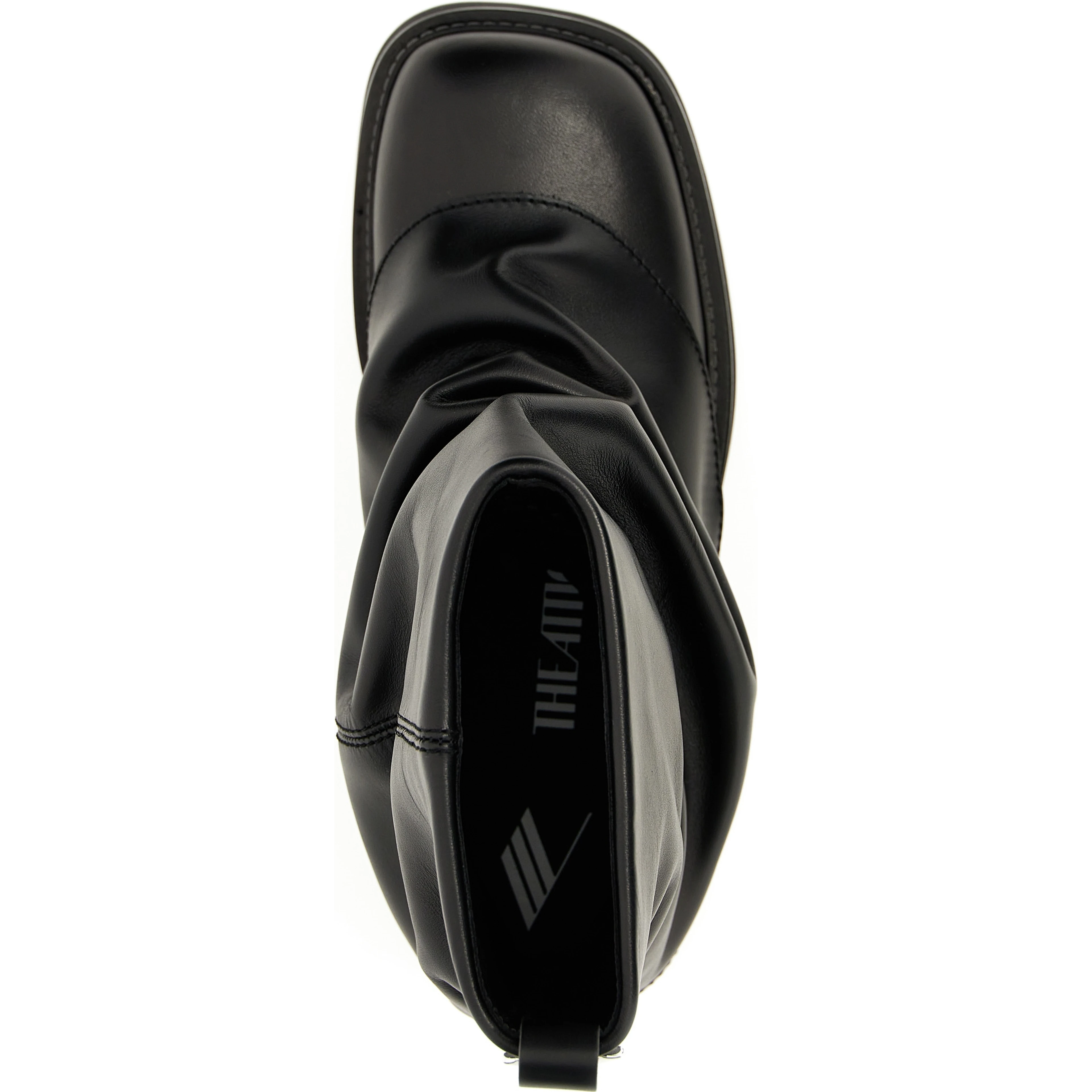 Black Calfskin Ankle Boots