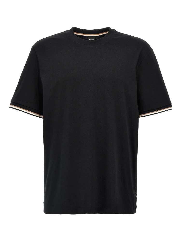 Black Cotton T-Shirt