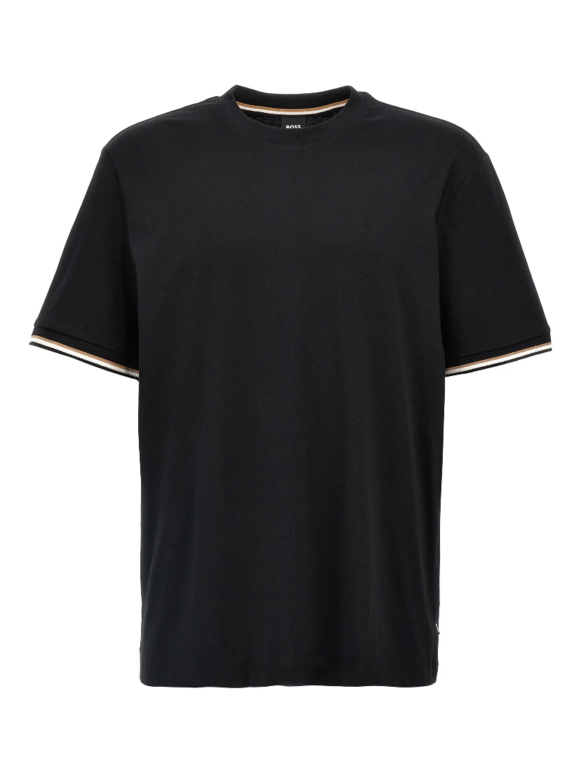 Black Cotton T-Shirt