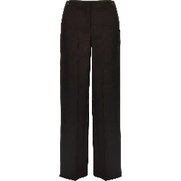 Purple Virgin Wool Dress Pants
