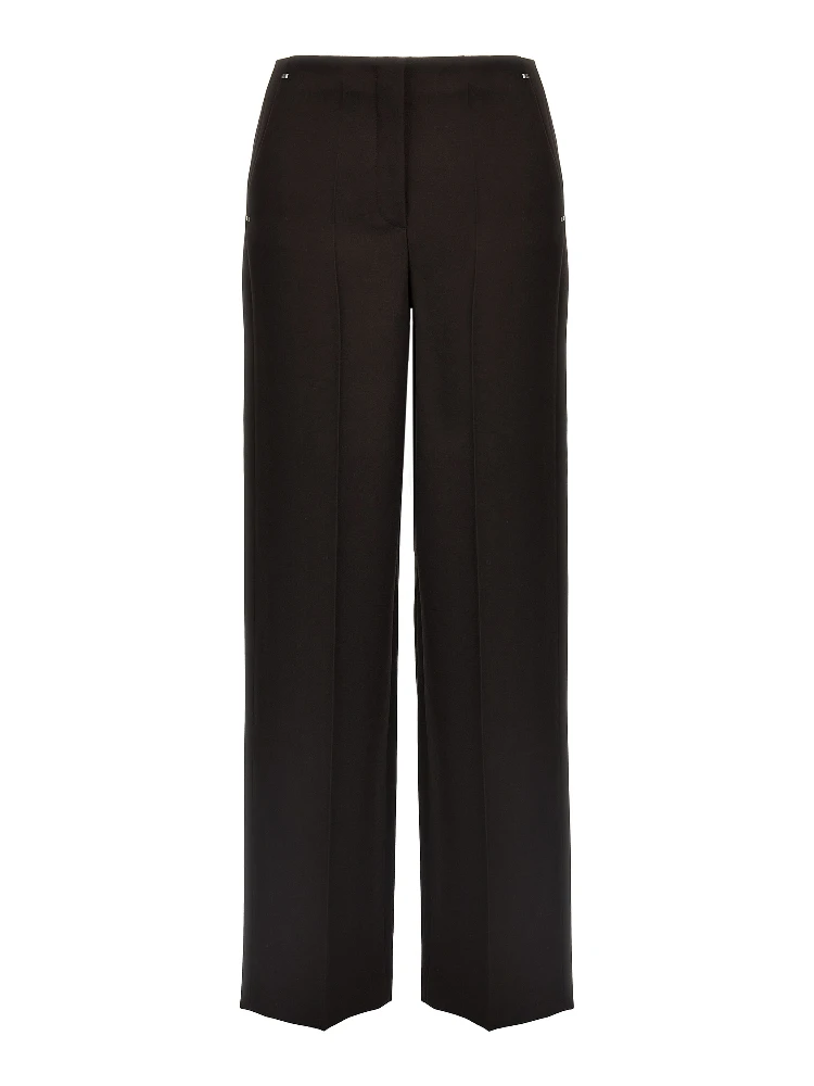 Purple Virgin Wool Dress Pants