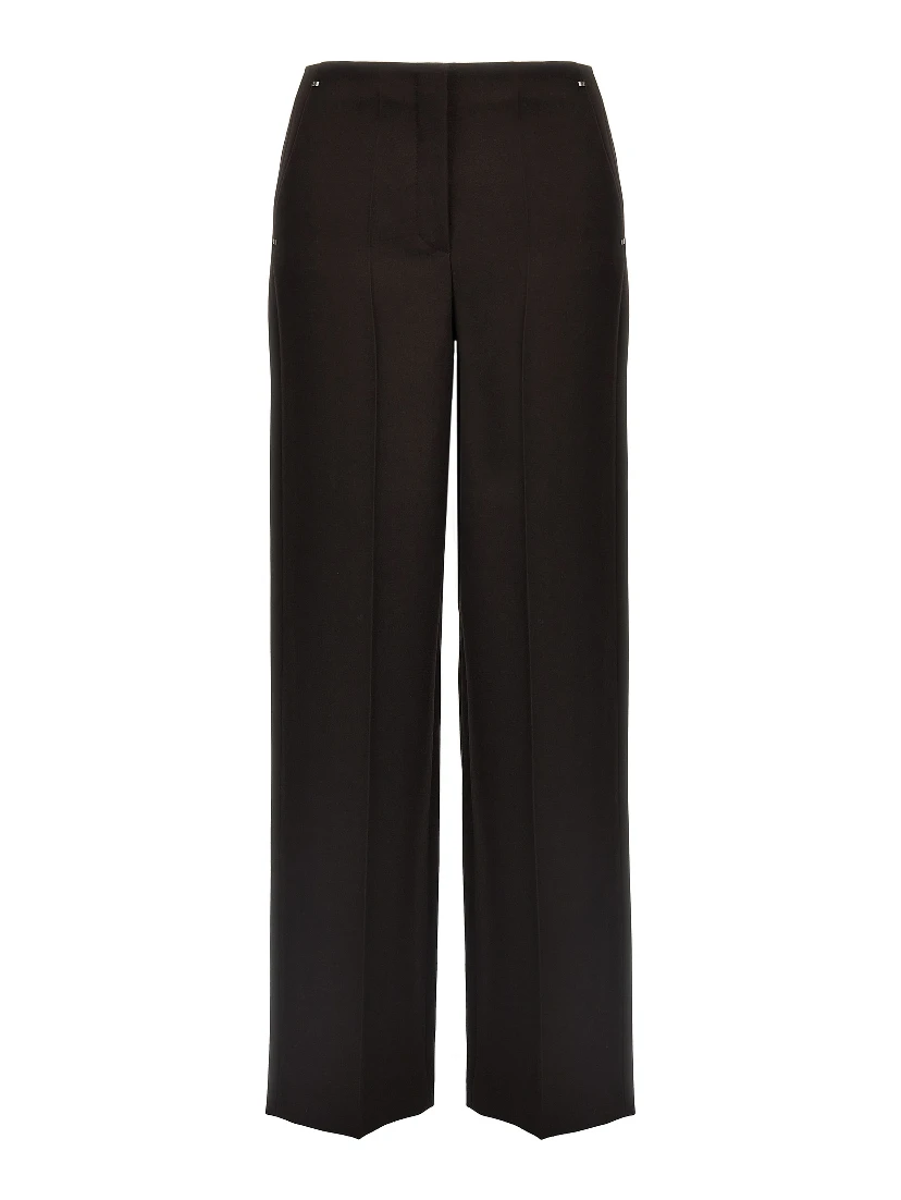 Purple Virgin Wool Dress Pants