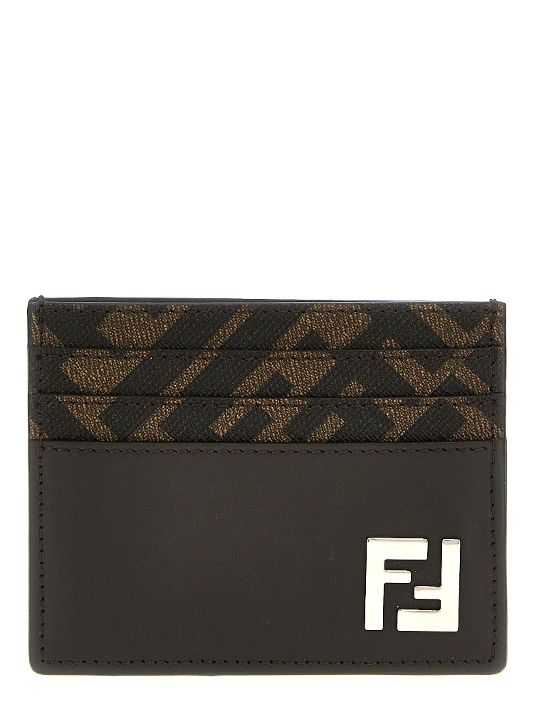 Brown Calf Leather Bos Taurus Cardholder