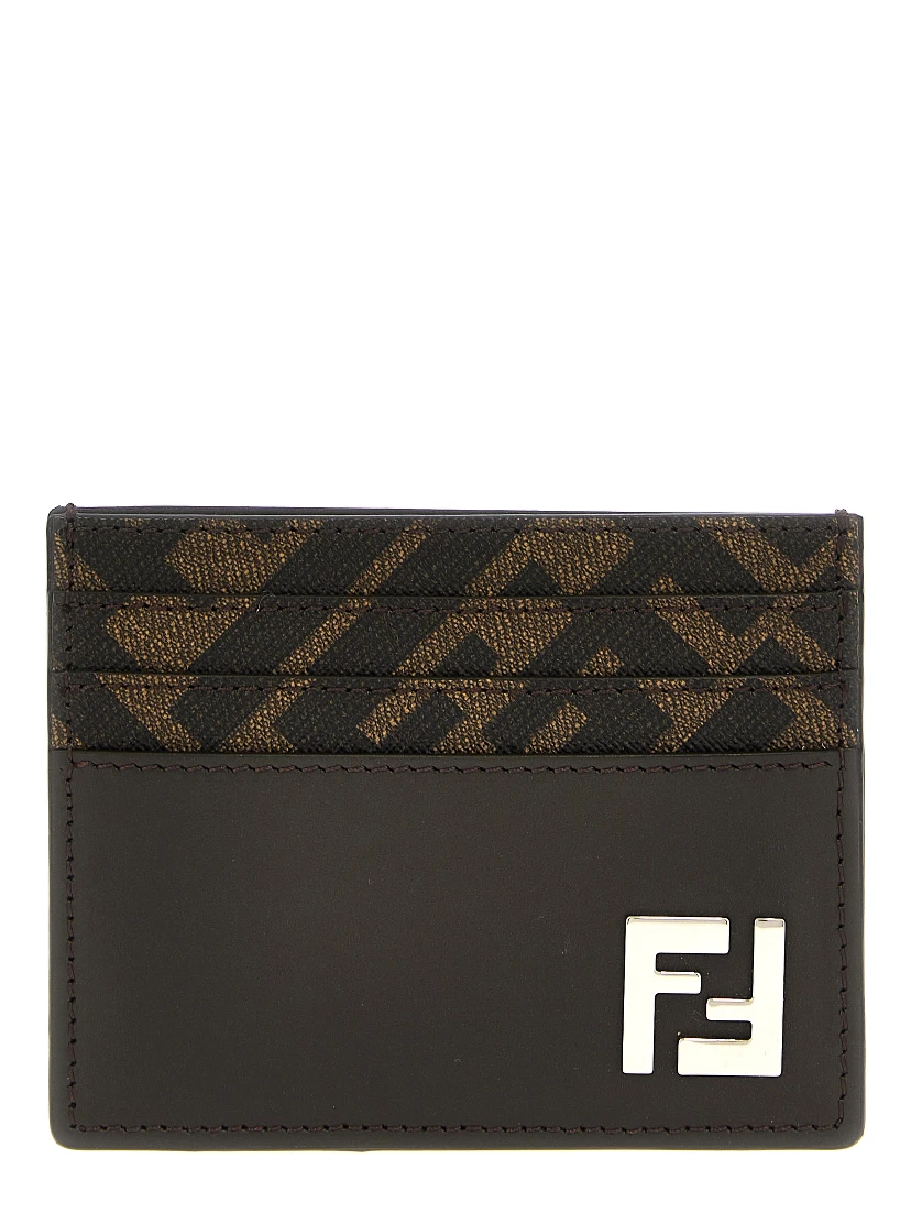 Brown Calf Leather Bos Taurus Cardholder