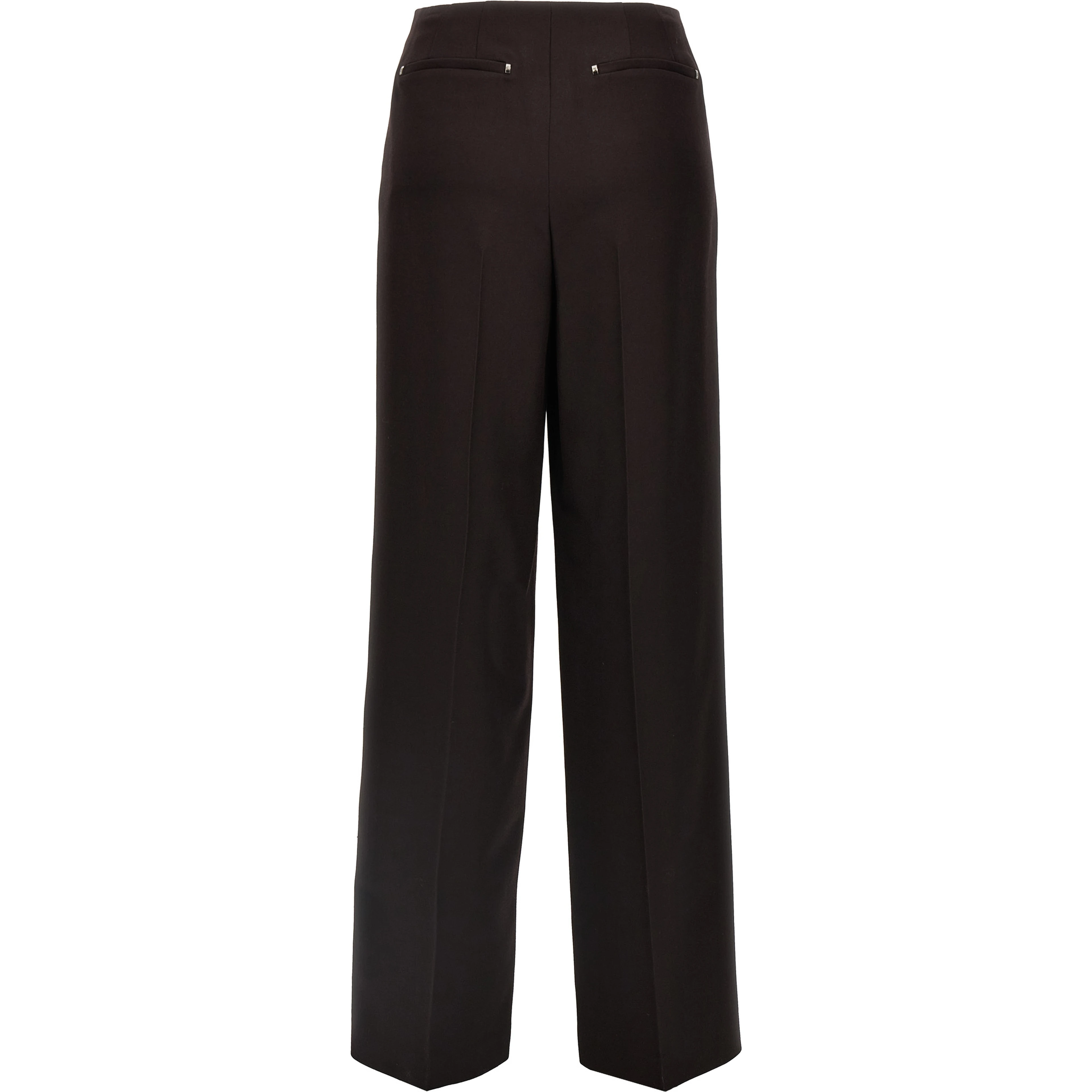 Purple Virgin Wool Dress Pants